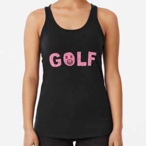 pink cute Tyler, The Creator golf  art gift  Racerback Tank Top RB0309 product Offical Tyler The Creator Merch