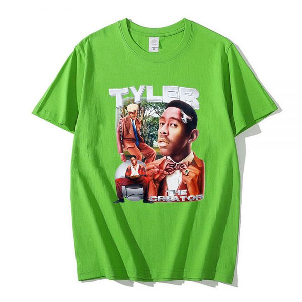 2021 Hot Sale Tee Tyler The Creator Printed Fashion Funny Style T shirts Classic Summer T 4 - Tyler The Creator Store