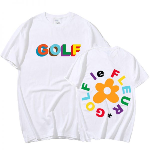 Double Sided Print Golf Wang Le Fleur Flower Vote Igor Tyler The Creator Skate T shirt 1 - Tyler The Creator Store
