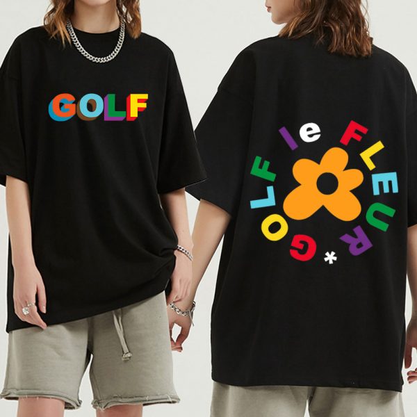 Double Sided Print Golf Wang Le Fleur Flower Vote Igor Tyler The Creator Skate T shirt - Tyler The Creator Store