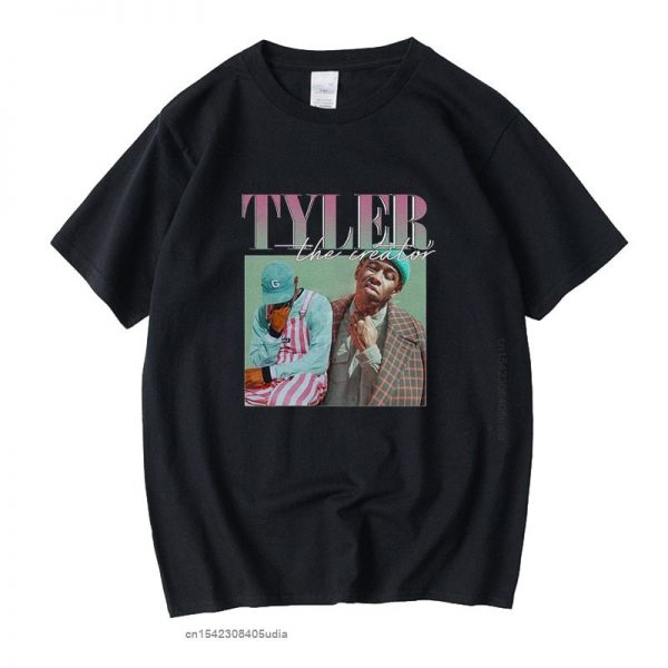 Tyler The Creator Rap Singer Funny Tshirts Men Women Unisex Black Tshirt Retro Graphic T Shirts - Tyler The Creator Store