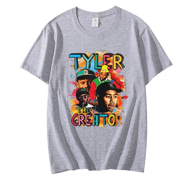 Tyler The Creator Rapper Funny Cartoon T Shirt Men Summer Casual Anime T shirt Graphic Vintage 3 - Tyler The Creator Store