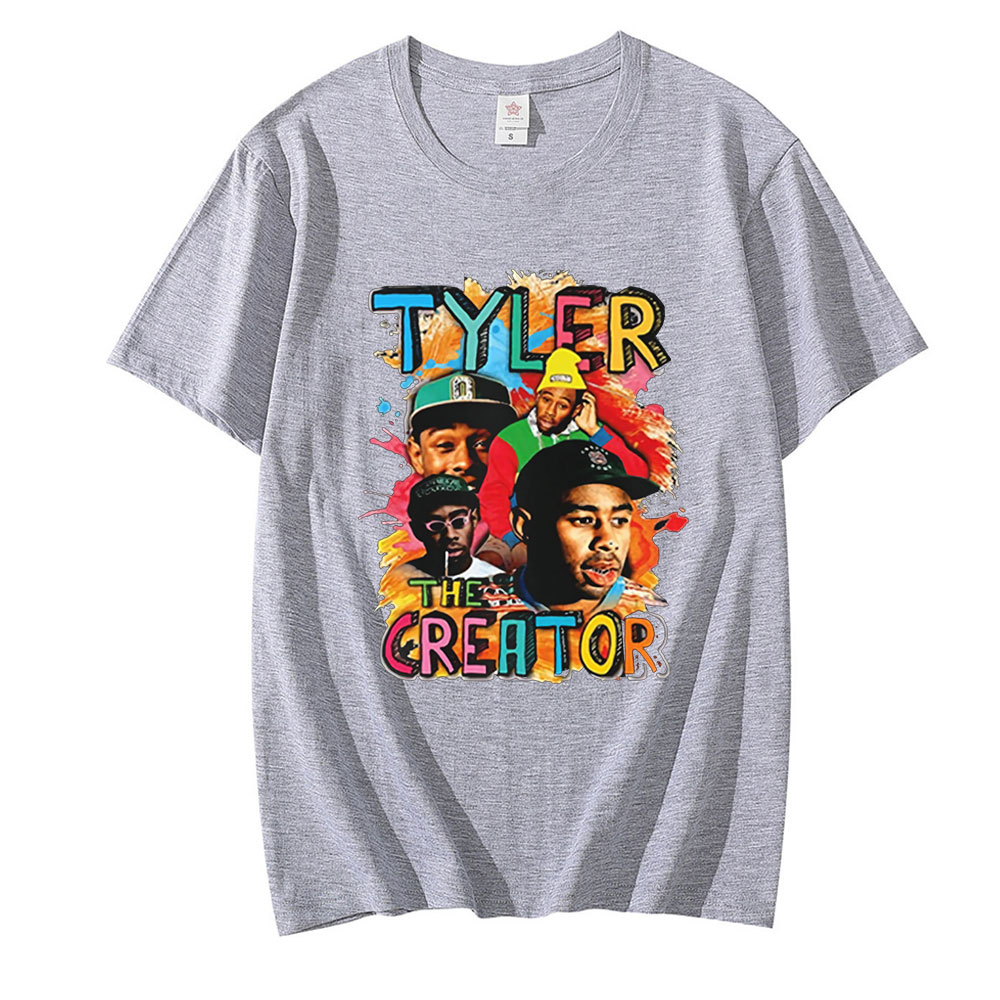 Tyler The Creator Rapper Funny Cartoon T Shirt Men Summer Casual Anime T-shirt Graphic Vintage Tshirt Hip Hop Top Tees Male